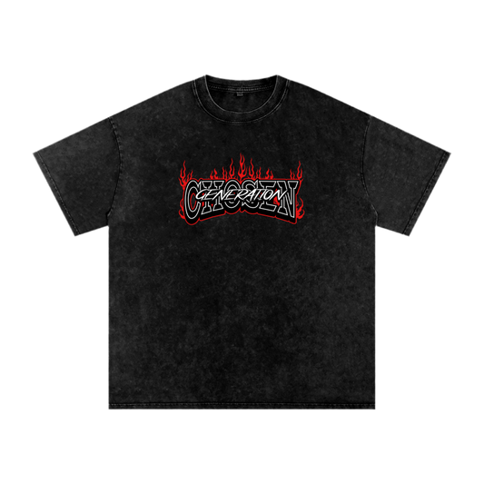 OG Snow Washed Oversized Cotton T-Shirt