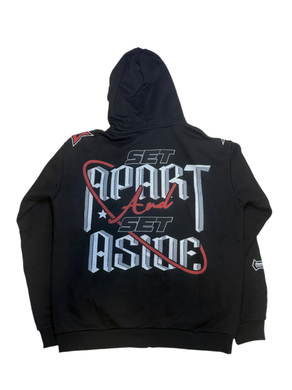 “SET APART AND SET ASIDE” Zip Up Hoodie PREORDER